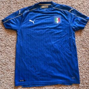 Puma Italy 2016-2017 Home Jerse - Size Large